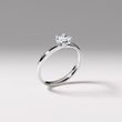 ZÁSNUBNÝ PRSTEŇ Z BIELEHO ZLATA S 0,5CT DIAMANTOM - ZÁSNUBNÉ PRSTENE S BRILIANTOM - ZÁSNUBNÉ PRSTENE