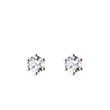 3.7 MM DIAMOND STUDS IN ROSE GOLD - DIAMOND STUD EARRINGS - EARRINGS