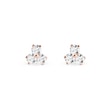 DIAMOND TRIO EARRINGS IN ROSE GOLD - DIAMOND STUD EARRINGS{% if category.pathNames[0] != product.category.name %} - {% endif %}