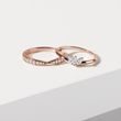 TRIPLE MARQUISE DIAMOND RING IN ROSE GOLD - ENGAGEMENT DIAMOND RINGS - ENGAGEMENT RINGS