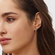 BOUCLES D'OREILLES MINIMALISTES D'OR BLANC - BOUCLES D'OREILLES EN OR BLANC - BOUCLES D'OREILLES