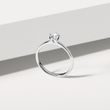 MINIMALIST WHITE GOLD DIAMOND ENGAGEMENT RING - BRILLIANT CUT DIAMOND ENGAGEMENT RINGS - ENGAGEMENT RINGS