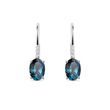 WHITE GOLD EARRINGS WITH DIAMONDS AND TOPAZ - TOPAZ EARRINGS{% if category.pathNames[0] != product.category.name %} - {% endif %}