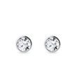 BOUCLES D'OREILLES DELUXE D'OR BLANC AVEC DIAMANTS 1CT - PUCES D'OREILLES EN DIAMANT - BOUCLES D'OREILLES