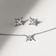 WOMEN'S DIAMOND NORTH STAR NECKLACE IN WHITE GOLD - DIAMOND NECKLACES - NECKLACES