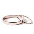 MINIMAL ROSE GOLD WEDDING RING SET - ROSE GOLD WEDDING SETS - WEDDING RINGS