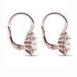 OHRRINGE MIT DIAMANT UND MORGANITEN - OHRRINGE MIT MORGANIT - OHRRINGE