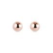 14K ROSE GOLD STUD EARRINGS - ROSE GOLD EARRINGS - EARRINGS