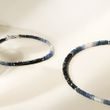 SAPHIRHALSKETTE MIT KOMPONENTEN AUS WEISSGOLD - MINERALKETTEN - KETTEN