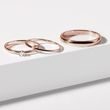 MINIMAL ROSE GOLD WEDDING RING SET - ROSE GOLD WEDDING SETS - WEDDING RINGS