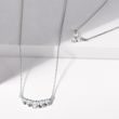 LUXURY DIAMOND NECKLACE IN WHITE GOLD - DIAMOND NECKLACES - 