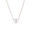 FRESHWATER PEARL NECKLACE IN ROSE GOLD - PEARL PENDANTS - PEARL JEWELLERY