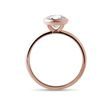 STRIKING ROSE GOLD OVAL DIAMOND RING - RINGS WITH LAB-GROWN DIAMONDS - ENGAGEMENT RINGS