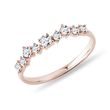 BAGUE DIAMANT EN OR ROSE - ALLIANCES DE MARIAGE FEMMES - ALLIANCES DE MARIAGE