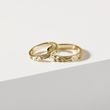 ENGRAVED WEDDING RING IN YELLOW GOLD - WOMEN'S WEDDING RINGS - WEDDING RINGS