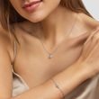 WHITE GOLD BLUE DIAMOND JEWELRY SET - DIAMOND SETS - FINE JEWELRY