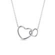 LINKED HEARTS NECKLACE IN 14K WHITE GOLD - WHITE GOLD NECKLACES{% if category.pathNames[0] != product.category.name %} - {% endif %}