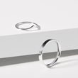 HIS AND HERS WHITE GOLD AND CHEVRON WEDDING RING SET - WHITE GOLD WEDDING SETS - WEDDING RINGS
