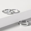 DIAMOND RING IN WHITE GOLD - WOMEN'S WEDDING RINGS - WEDDING RINGS