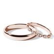 FINE WEDDING RINGS SET IN ROSE GOLD - ROSE GOLD WEDDING SETS - WEDDING RINGS