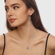 TOPAZ AND DIAMOND PENDANT IN WHITE GOLD - TOPAZ NECKLACES - NECKLACES