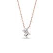 DIAMANTHALSKETTE AUS 14KT ROSÉGOLD - KETTEN MIT DIAMANTEN - KETTEN