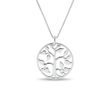 COLLIER EN OR BLANC AVEC PENDENTIF ARBRE - COLLIERS EN OR BLANC - COLLIERS