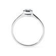 BEZEL SET DIAMOND RING IN WHITE GOLD - SOLITAIRE ENGAGEMENT RINGS - ENGAGEMENT RINGS