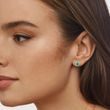 OHRRINGE MIT SMARAGDEN UND DIAMANTEN AUS WEISSGOLD - OHRRINGE MIT SMARAGD - OHRRINGE