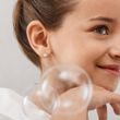 DĚTSKÉ NÁUŠNICE KOČIČKA V RŮŽOVÉM ZLATĚ - DĚTSKÉ NÁUŠNICE - NÁUŠNICE