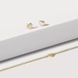 HEART EARRING AND BRACELET SET IN 14K YELLOW GOLD - JEWELRY SETS - FINE JEWELRY