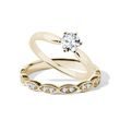ELEGANT WEDDING AND ENGAGEMENT RINGS IN GOLD - ENGAGEMENT AND BRIDAL RING SETS - ENGAGEMENT RINGS