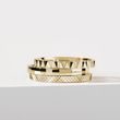 DAMENRING MIT FACETTIERTEM MUSTER AUS GELBGOLD - RINGE GELBGOLD - RINGE