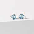 TIMELESS WHITE GOLD EARRINGS WITH TOPAZ - TOPAZ EARRINGS - EARRINGS
