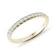 DIAMOND RING IN YELLOW GOLD - WOMEN'S WEDDING RINGS - WEDDING RINGS