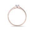 DIAMANTRING IM BRILLANTSCHLIFF AUS 14-KARÄTIGEM ROSÉGOLD - VERLOBUNGSRINGE DIAMANTEN - VERLOBUNGSRINGE