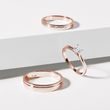 DIAMOND WEDDING RING SET IN ROSE GOLD - ROSE GOLD WEDDING SETS - WEDDING RINGS