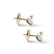 OHRRSTECKER AUS GELBGOLD MIT OVALEN LABOR-DIAMANTEN - OHRSTECKER DIAMANT - OHRRINGE