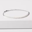 ARMBAND MIT SÜSSWASSERPERLEN IN WEISSGOLD - PERLEN ARMBÄNDER - PERLEN
