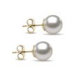 AKOYA PEARL EARRINGS IN GOLD - PEARL EARRINGS - PEARL JEWELRY