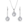DIAMOND JEWELRY SET IN 14K WHITE GOLD - DIAMOND SETS - FINE JEWELRY