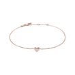 KINDERARMBAND MIT HERZ IN ROSÉGOLD - KINDER ARMBÄNDER - ARMBÄNDER
