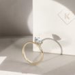 VERLOBUNGSRING AUS GELBGOLD MIT 1 CT DIAMOND - VERLOBUNGSRINGE MIT BRILLANT - VERLOBUNGSRINGE