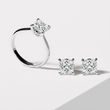 LUXURIÖSE DIAMANTOHRSTECKER IN WEISSGOLD - OHRSTECKER DIAMANT - OHRRINGE