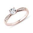 DIAMOND RING IN ROSE GOLD - ENGAGEMENT DIAMOND RINGS - ENGAGEMENT RINGS