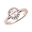 RING IN ROSE GOLD WITH MORGANITE AND DIAMONDS - MORGANITE RINGS{% if category.pathNames[0] != product.category.name %} - {% endif %}
