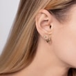 Boucles d'oreilles minimalistes en or - créoles