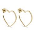 HEART-SHAPED EARRINGS IN YELLOW GOLD - YELLOW GOLD EARRINGS{% if category.pathNames[0] != product.category.name %} - {% endif %}