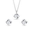 SCHMUCKSET MIT IM LABOR GEZÜCHTETEN DIAMANTEN IN WEISSGOLD - SCHMUCK-SETS - SCHMUCK