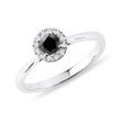 BLACK AND WHITE DIAMOND RING IN 14KT GOLD - FANCY DIAMOND ENGAGEMENT RINGS{% if category.pathNames[0] != product.category.name %} - {% endif %}